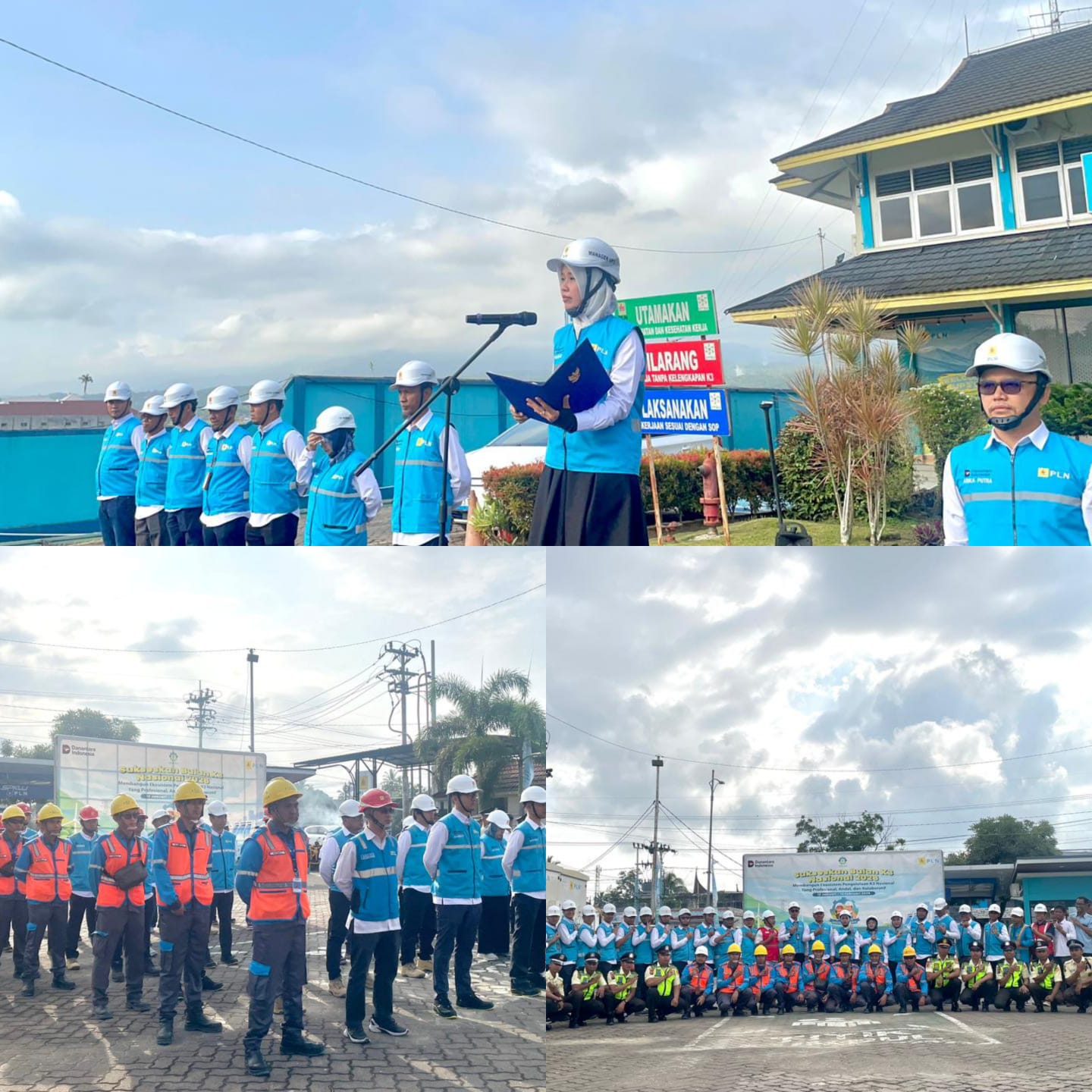 PLN UP3 Solok Perkuat Budaya K3 lewat Apel dan Edukasi Bulan K3 Nasional 2026